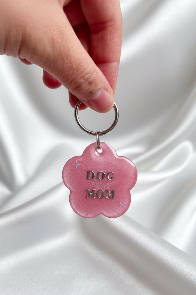 Porte clé Dog mom